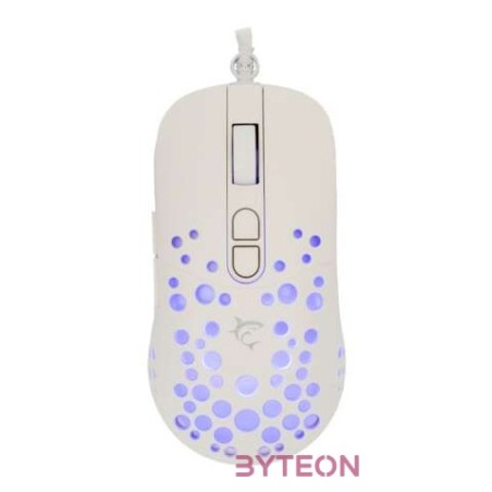 White Shark GM-9004W Tristan fehér gamer egér