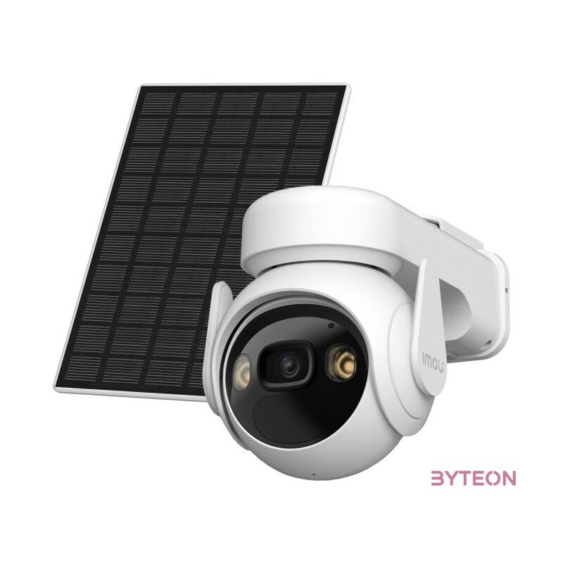 IMOU Cell PT kit lite napelemmel,3MP,3,6mm,H265,LED20m,fehér fény,SD,kétirányú hang,akkumulátoros Wifi PT kamera