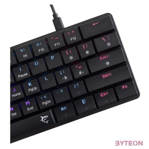 White Shark GK-006111-B,R-US Nagamaki US fekete (red switch) gamer billentyűzet