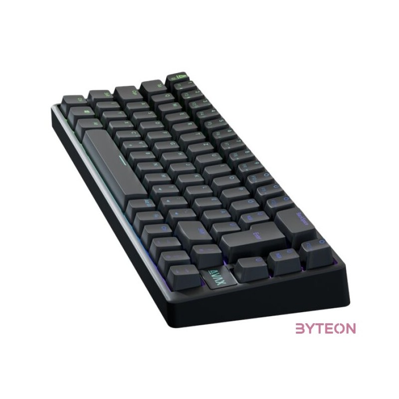 AVAX GM01 PRO 65 HUN RGB tri-mode mechanikus (Gateron sárga switch) billentyűzet