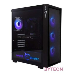 White Shark GCC-2401B Warhead fekete (táp nélküli switch) ablakos E-ATX ház