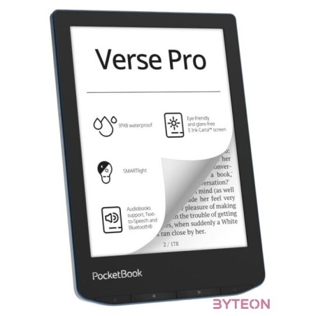 PocketBook PB634 Verse Pro 6 azúrkék E-Book olvasó