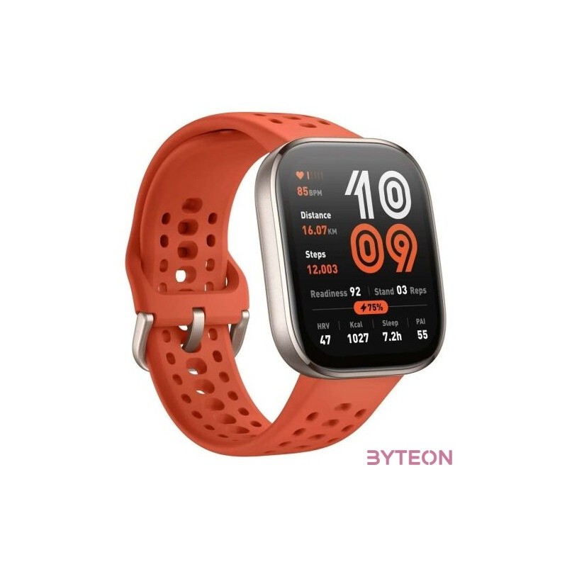 Amazfit BIP 6 piros okosóra