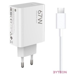 Xiaomi BHR9465EU 67W HyperCharge Combo (Type-A) EU hálózati töltő