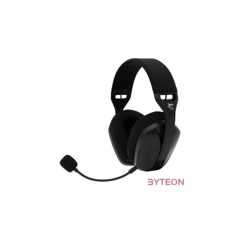 White Shark WGH-2443B Gorilla Pro vezeték nélküli fekete gamer fejhallgató