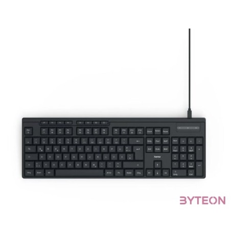 Hama 13173052 CK-200 USB fekete billentyűzet