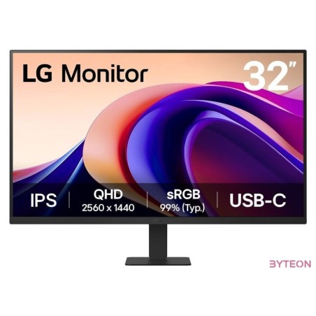 LG 32 32U631A-B.AEUQ QHD IPS 100Hz HDMI,USB-C monitor