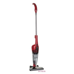 Hausberg HB-2025RS 600W piros, porzsák nélküli, vezetékes, 2 az 1-ben álló porszívó