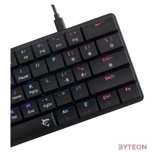 White Shark GK-006111-B,R-US Nagamaki US fekete (red switch) gamer billentyűzet