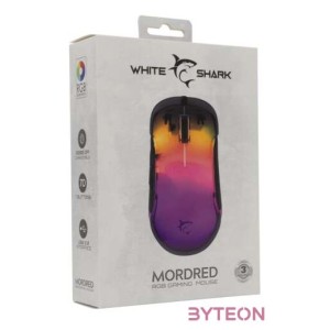 White Shark GM-5017B Mordred fekete gamer egér