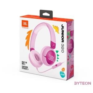 JBL JR 320 vezetékes lila gyermek fejhallgató