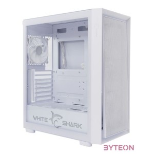 White Shark GCC-2401W Warhead fehér (táp nélküli switch) ablakos E-ATX ház