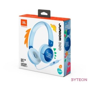 JBL JR 320 vezetékes kék gyermek fejhallgató