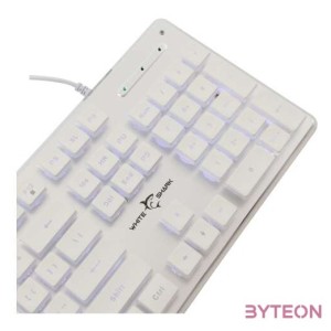 White Shark GK-003241W-US Tachi US fehér gamer billentyűzet