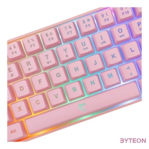 White Shark GK-2201P-US Ronin US pink gamer billentyűzet