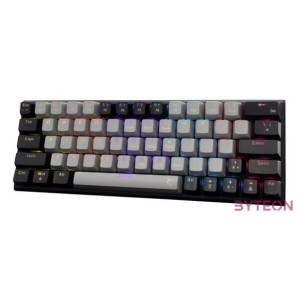 White Shark GK-002713V2-G-B,R-HU Wakizashi 2 HUN szürke-fekete (red switch) gamer billentyűzet
