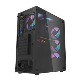 Darkflash DK351 computer case + 4 fans (black)