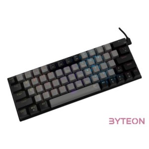 White Shark GK-002713V2-G-B,R-HU Wakizashi 2 HUN szürke-fekete (red switch) gamer billentyűzet