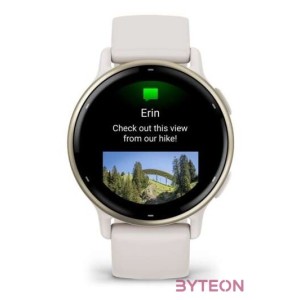 Garmin Vívoactive 5 elefántcsont krémarany okosóra