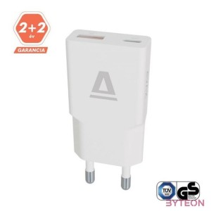 AVAX CH641W NANO SLIM 30W USB-C (PD3.0)USB-A (QC3.0) fehér hálózati töltő