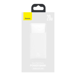 Powerbank Baseus Bipow 30000mAh, 20W (white)