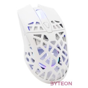 White Shark GM-5018W Caradoc fehér gamer egér