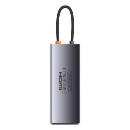 Baseus StarJoy Metal Glam 8 az 1-ben Hub, USB-C - HDMI, 3 x USB 3.0, USB-C PD, RJ45, SD/TF