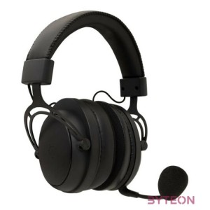 White Shark WGH-2443B Gorilla Pro vezeték nélküli fekete gamer fejhallgató