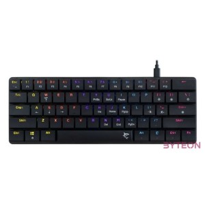 White Shark GK-006111-B,R-US Nagamaki US fekete (red switch) gamer billentyűzet