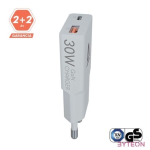AVAX CH641LB NANO SLIM 30W USB-C (PD3.0)USB-A (QC3.0) világoskék hálózati töltő