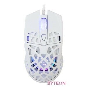 White Shark GM-5018W Caradoc fehér gamer egér