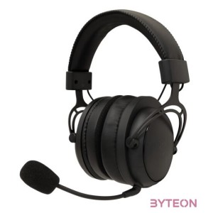 White Shark WGH-2443B Gorilla Pro vezeték nélküli fekete gamer fejhallgató