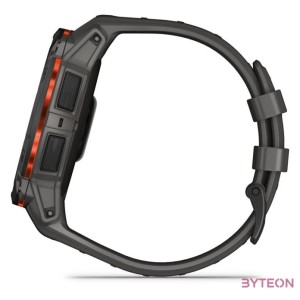 Garmin Instinct 3 50mm Solar fekete sötétszürke szíjjal okosóra