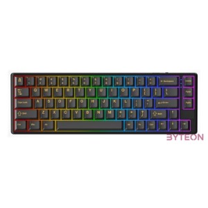 AVAX GM01 PRO 65 HUN RGB tri-mode mechanikus (Gateron sárga switch) billentyűzet