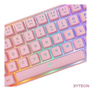 White Shark GK-2201P-US Ronin US pink gamer billentyűzet