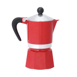 Bialetti Rainbow 3 személyes kotyogós kávéfőző - Piros