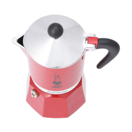 Bialetti Rainbow 3 személyes kotyogós kávéfőző - Piros