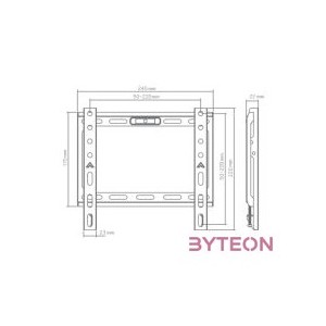 Sbox BL-3722F 43 VESA 200x200 fix fali konzol