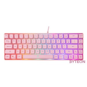 White Shark GK-2201P-US Ronin US pink gamer billentyűzet