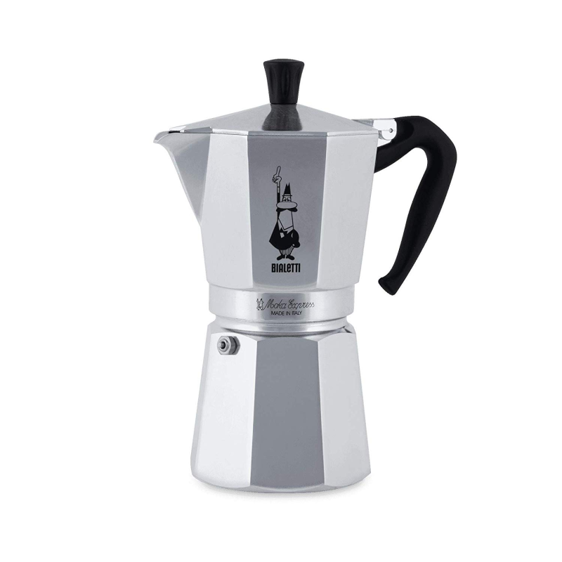 Bialetti Moka Express 12 személyes kotyogós kávéfőző - Ezüst