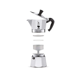 Bialetti Moka Express 12 személyes kotyogós kávéfőző - Ezüst