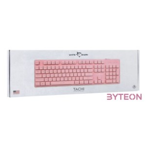 White Shark GK-003441P-US Tachi US pink gamer billentyűzet