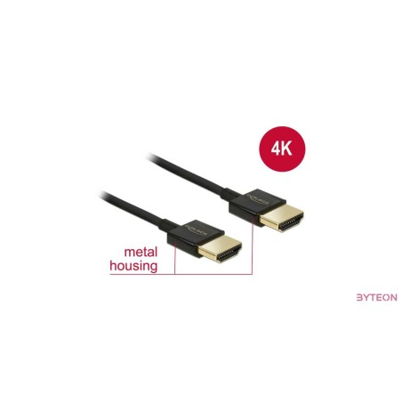 HDMI - HDMI 4.5m v2.0 aranyozott (Delock)
