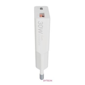 AVAX CH641W NANO SLIM 30W USB-C (PD3.0)USB-A (QC3.0) fehér hálózati töltő