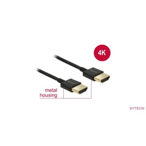 HDMI - HDMI 1m v2.0 aranyozott (Delock)