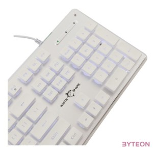 White Shark GK-003241W-US Tachi US fehér gamer billentyűzet