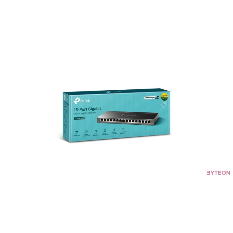 TP-Link TL-SG116E 16port 10/100/1000Mbps LAN Gigabit Unmanaged Pro Switch