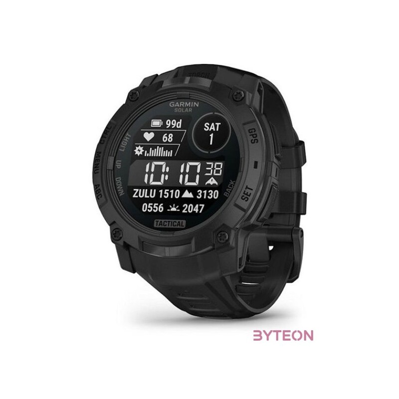 Garmin Instinct 3 Solar Tactical Edition (50mm) fekete okosóra
