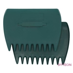 Levélgyűjtő kézi villa újrahasznosított anyagból, 34 x 25 cm