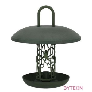 Önadagolós madáretető faggyúgolyóknak, újrahasznosított anyagból, zöld, 26 x 30 cm